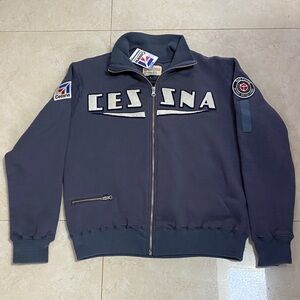 New! Red Canoe Cessna Full Zip Sweatshirt Jacket Small